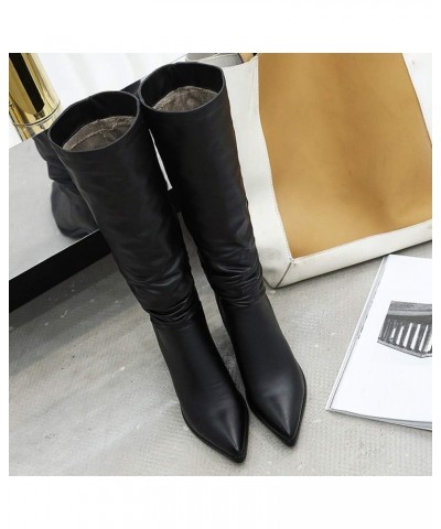 Women Fashion Western Booties Black-pu 04 $21.06 Boots