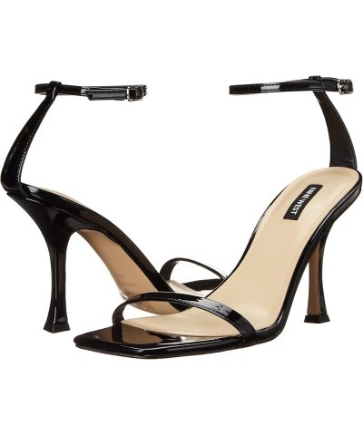 Womens Yess Heeled Sandal Black Patent $17.09 Sandals