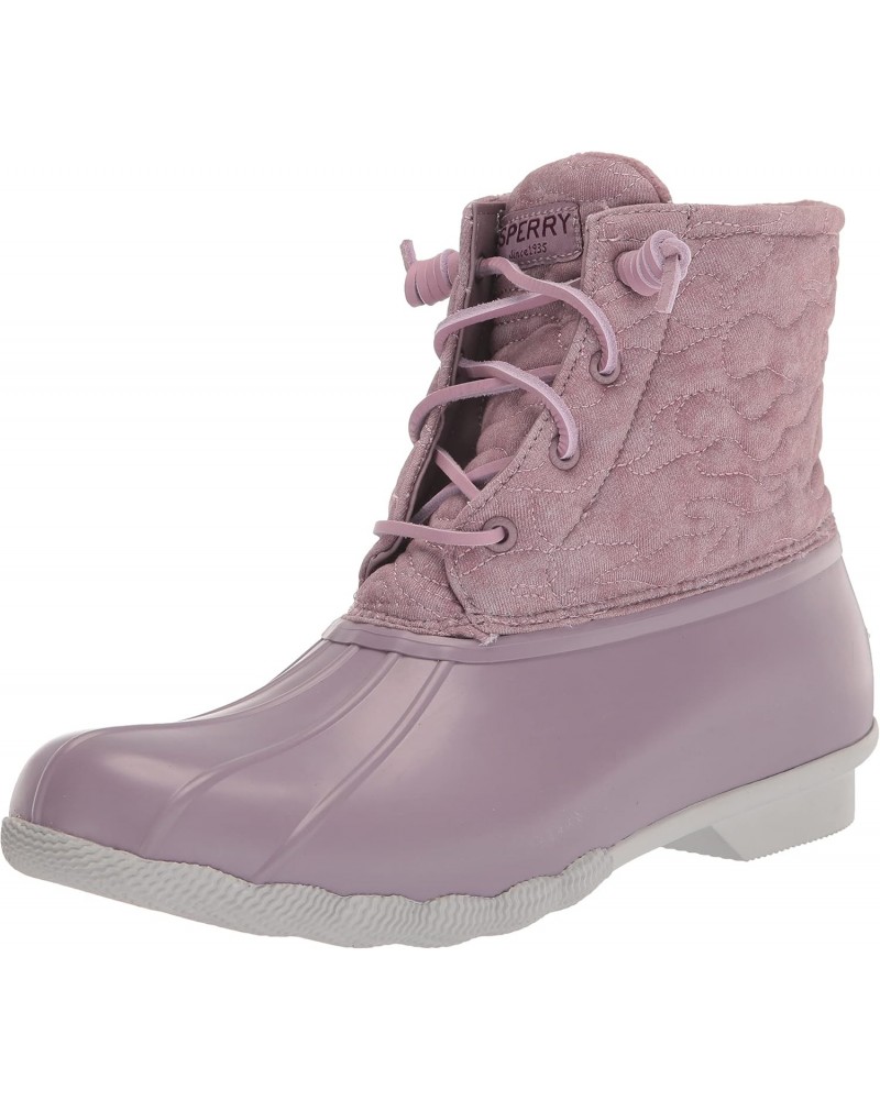 Women's Rain Boot, Lavender Quilt, 8 $31.50 Outdoor Shoes