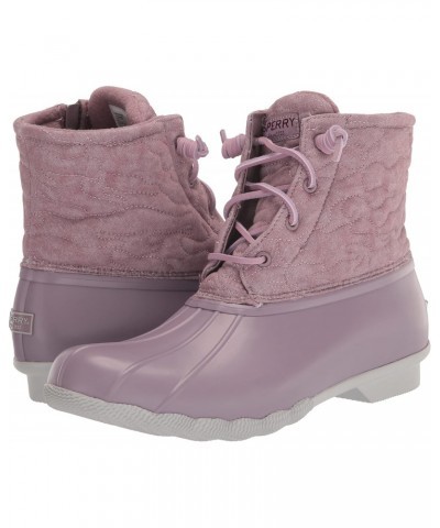 Women's Rain Boot, Lavender Quilt, 8 $31.50 Outdoor Shoes