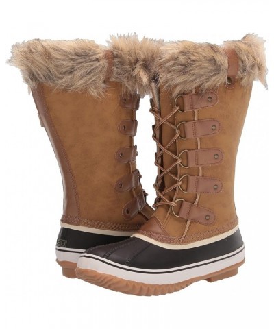 JBU Women's Ella Waterproof Winter Boot Tan $28.60 Boots