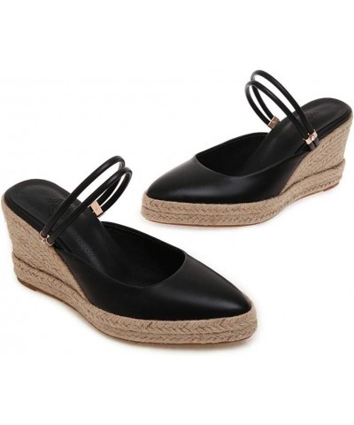 Women Pointed Toe Espadrille Platform Sandals Fashion Casual Non-Slip Dressy Wedges Sandals Breathable Slip on Beige 10.5 $32...