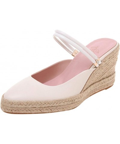 Women Pointed Toe Espadrille Platform Sandals Fashion Casual Non-Slip Dressy Wedges Sandals Breathable Slip on Beige 10.5 $32...