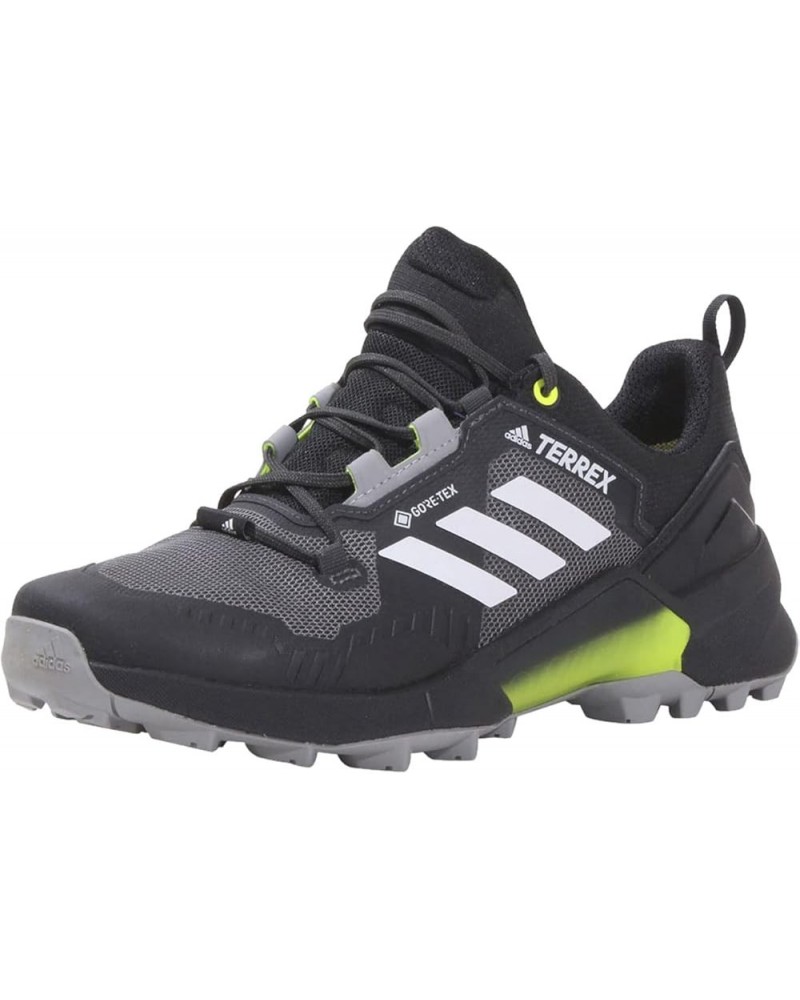 Men's Terrex Swift Sneaker Core Black/Grey One/Solar Yellow $46.46 Athletic Shoes