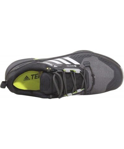 Men's Terrex Swift Sneaker Core Black/Grey One/Solar Yellow $46.46 Athletic Shoes