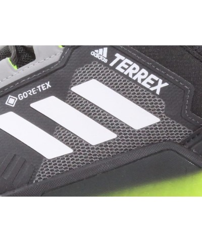 Men's Terrex Swift Sneaker Core Black/Grey One/Solar Yellow $46.46 Athletic Shoes