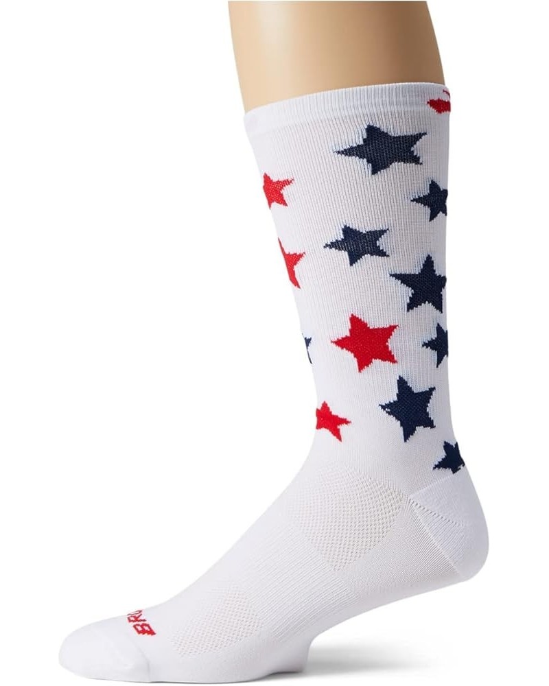 Tempo Knit In Crew Red & Blue Star/Run Usa $9.00 Athletic Shoes