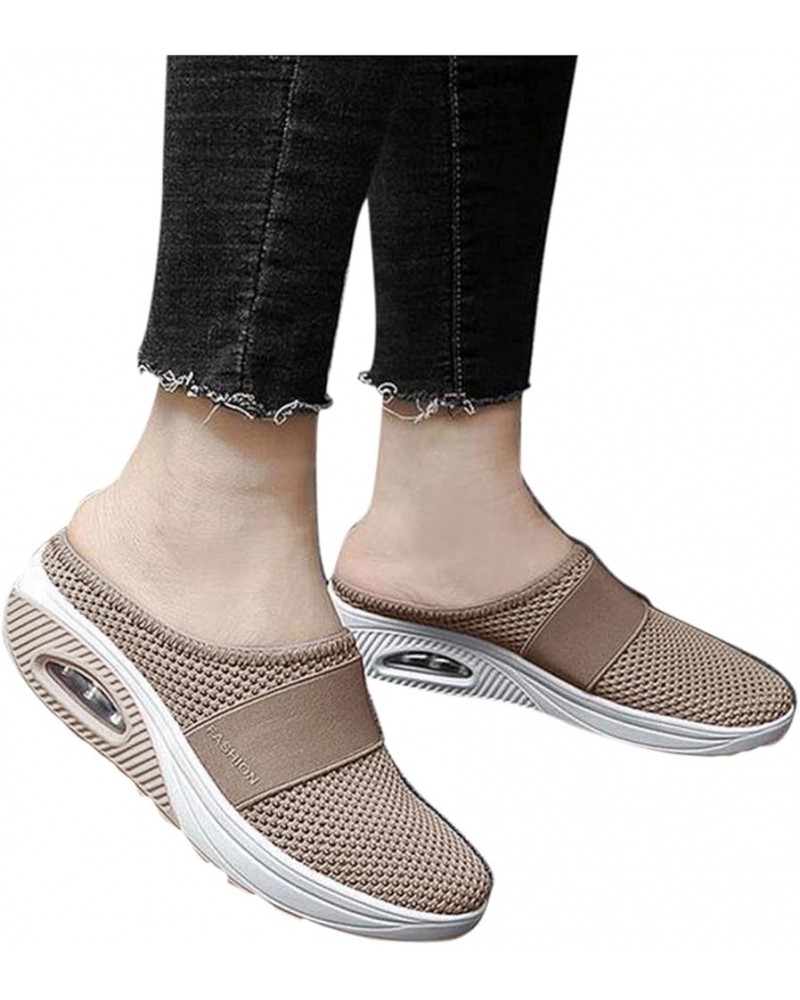 Sneakers for Women Platform Casual Platform Sneakers Fashion Comfy Classic Casual Soft Breathable Non-Slip Tennis Shoes Z2-kh...