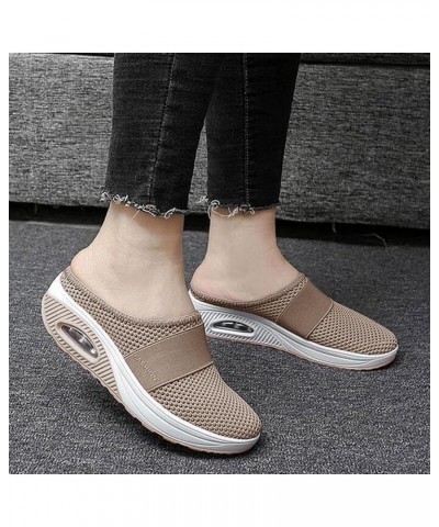 Sneakers for Women Platform Casual Platform Sneakers Fashion Comfy Classic Casual Soft Breathable Non-Slip Tennis Shoes Z2-kh...