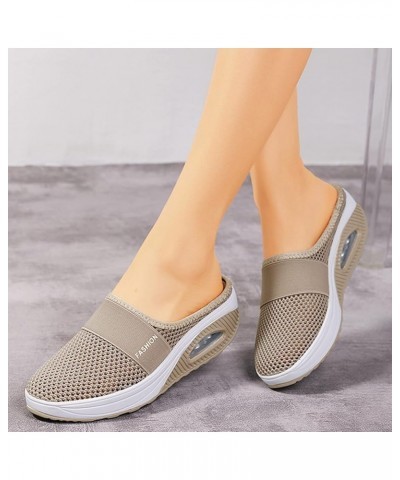 Sneakers for Women Platform Casual Platform Sneakers Fashion Comfy Classic Casual Soft Breathable Non-Slip Tennis Shoes Z2-kh...