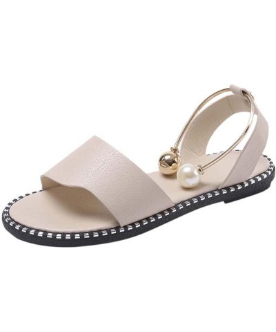 Women's Open Toe Elastic Strappy String Espadrille Mid Heel Casual Sandal Rhinestones Slippers Shoes 138-zoxro-g-beige $10.93...