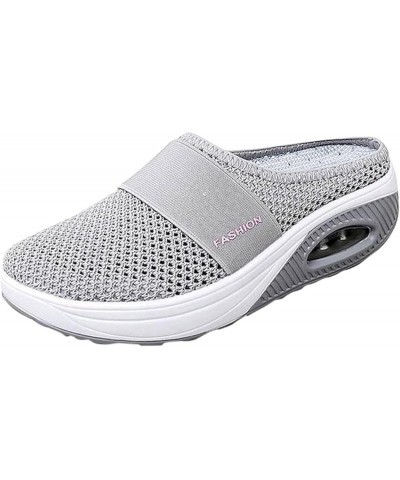 Wedges Kick Platform for Women Mesh Shoes Casual Shoes Ladies Shoes Slipper Net Women's Casual Shoes Womens White Shoes Casua...