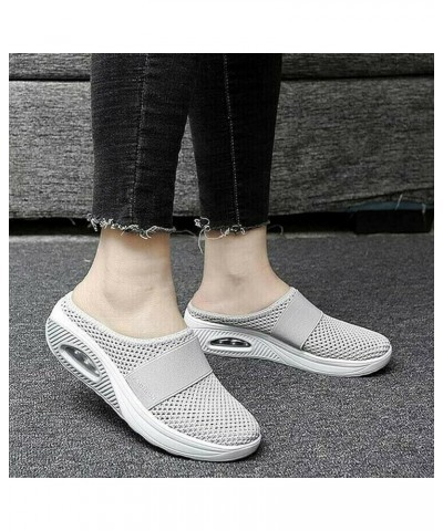 Wedges Kick Platform for Women Mesh Shoes Casual Shoes Ladies Shoes Slipper Net Women's Casual Shoes Womens White Shoes Casua...