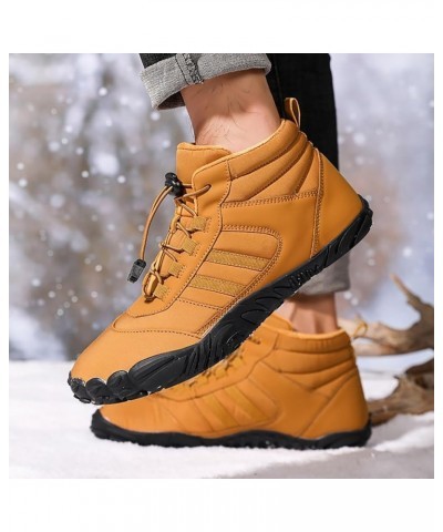 Boots for Women,Women's Snow Boots Lace Up Non Slip Platform Sport Shoes Womens Boots Running Hiking Winter Boots Yellow $22....