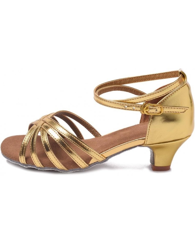 Women's Standard Latin/Chacha/Salsa Dance Shoes Ballroom Model-301 Gold $18.89 Athletic Shoes