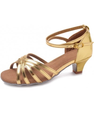 Women's Standard Latin/Chacha/Salsa Dance Shoes Ballroom Model-301 Gold $18.89 Athletic Shoes