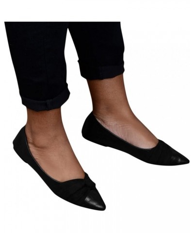 Business Casual Shoes for Women, Pumps Shoes Women, Chunky Heels for Women Slip on Shoes Women Flat Leather Loafer Casual Com...