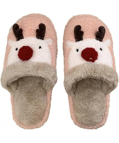 Slippers for women indoor and outdoor men fluffy cute slippers Retro Soft Plush Warm Slip-on Slippers, Cozy Indoor Outdoor Sl...