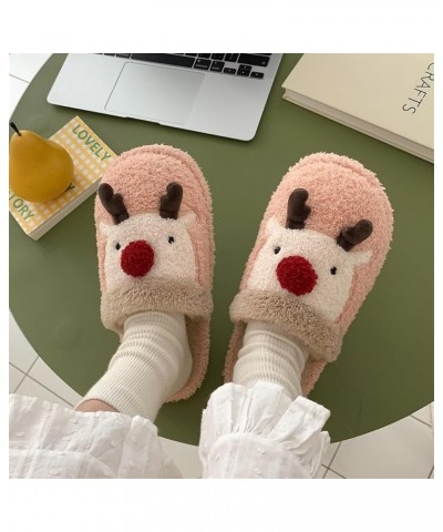 Slippers for women indoor and outdoor men fluffy cute slippers Retro Soft Plush Warm Slip-on Slippers, Cozy Indoor Outdoor Sl...