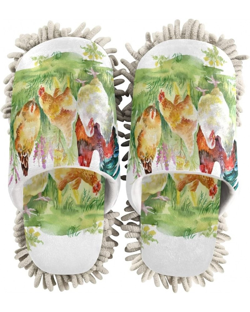 Mop Slippers Shoes, Unisex Cleaning House Slippers Spa Dusting Slippers M-L Multi 7 $12.64 Slippers