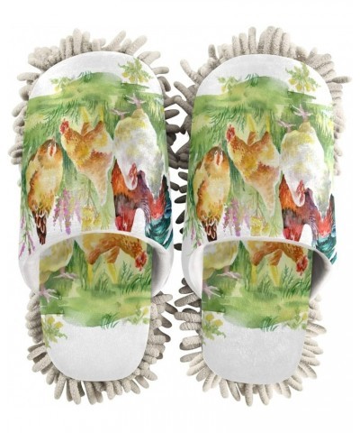 Mop Slippers Shoes, Unisex Cleaning House Slippers Spa Dusting Slippers M-L Multi 7 $12.64 Slippers