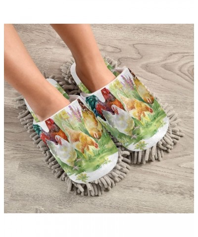 Mop Slippers Shoes, Unisex Cleaning House Slippers Spa Dusting Slippers M-L Multi 7 $12.64 Slippers