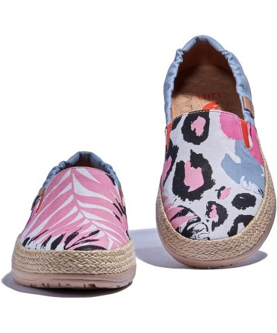 Women's Espadrilles Slip On Lightweight Walking Casual Loafers Comfortable Art Painted Travel Shoes Marbella Series Marbella ...