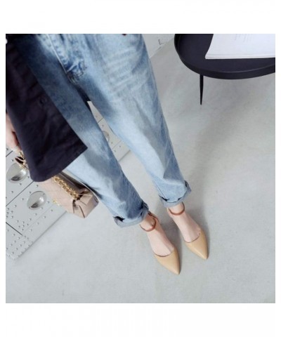 Women Elegant Dress Shoes with Kitten Heel and Pointed Toe Yellow $21.14 Pumps