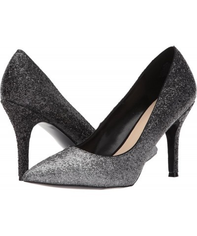 Womens Flax Pointed Toe Dress Pump Silver Black/Black Ombre $35.20 Pumps