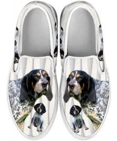 Women's Slip Ons-Cute Dogs Print Slip Ons Shoes for Women (Choose Your Breed) Bluetick Coonhound $49.35 Loafers & Slip-Ons