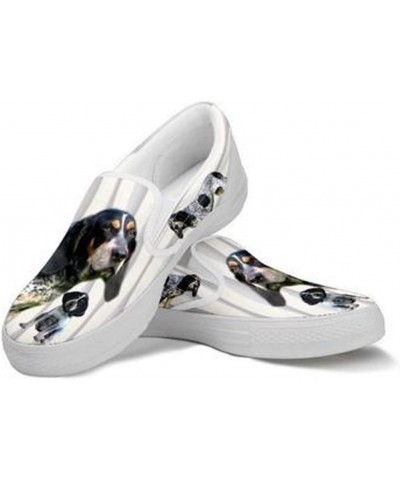 Women's Slip Ons-Cute Dogs Print Slip Ons Shoes for Women (Choose Your Breed) Bluetick Coonhound $49.35 Loafers & Slip-Ons