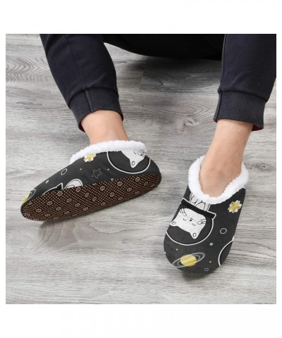 House Slippers Universe Space Planet Cat Soft Coral Fleece Fuzzy Slippers Socks for Women Men Girls Boys Indoor Outdoor $31.3...