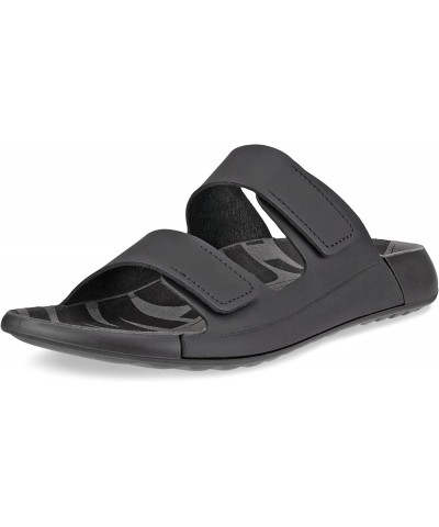 womens Cozmo Two Band Slide Sandal Black $32.16 Outdoor Shoes