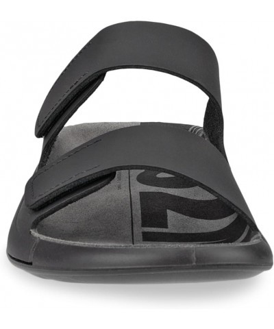 womens Cozmo Two Band Slide Sandal Black $32.16 Outdoor Shoes