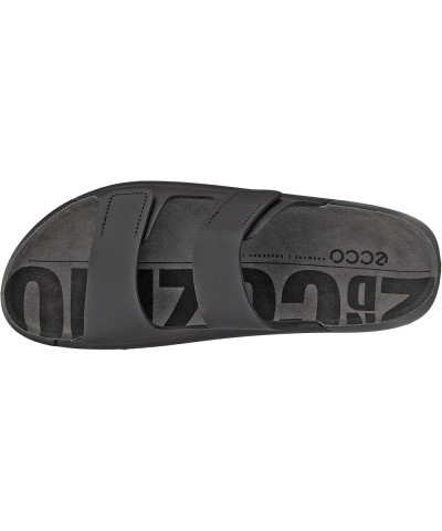 womens Cozmo Two Band Slide Sandal Black $32.16 Outdoor Shoes