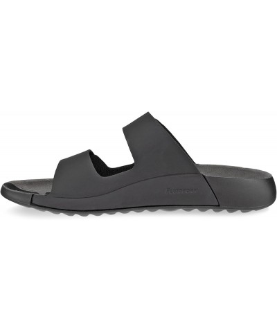 womens Cozmo Two Band Slide Sandal Black $32.16 Outdoor Shoes