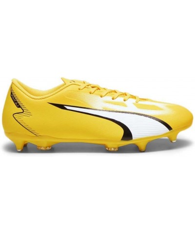 Men's Football Track Shoe Yellow Blaze White Black $32.40 Athletic Shoes