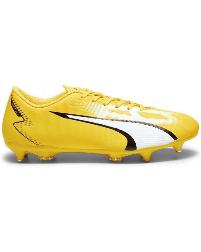 Men's Football Track Shoe Yellow Blaze White Black $32.40 Athletic Shoes