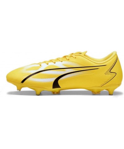 Men's Football Track Shoe Yellow Blaze White Black $32.40 Athletic Shoes