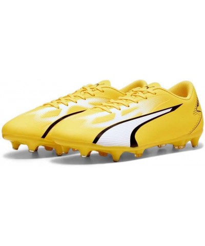 Men's Football Track Shoe Yellow Blaze White Black $32.40 Athletic Shoes