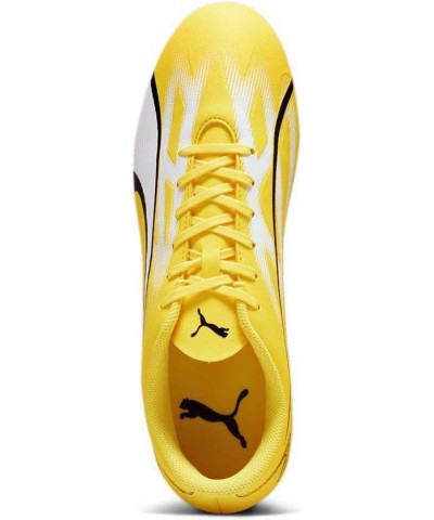 Men's Football Track Shoe Yellow Blaze White Black $32.40 Athletic Shoes