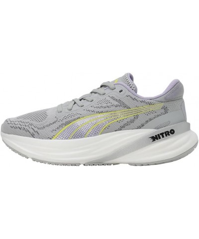 PUMA(プーマ) Women's Running Shoe Ash Gray-white-yellow Burst-vivid Violet $73.41 Outdoor Shoes