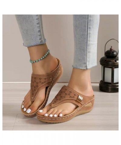 Orthopedic Sandals for Women Arch Support Wild Womens Comfortable Walking Sandals Orthopedic Flats Wide Sandals Women Comfort...