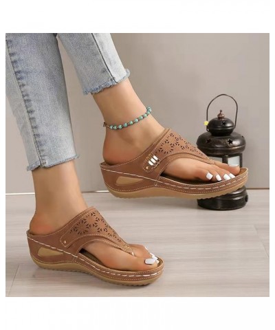 Orthopedic Sandals for Women Arch Support Wild Womens Comfortable Walking Sandals Orthopedic Flats Wide Sandals Women Comfort...