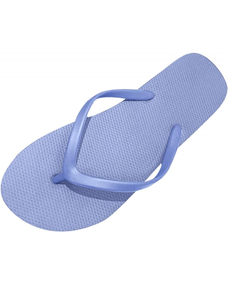 Sandals for Women Wedge Womens Summer Casual Flat Clip Toe Slip On Breathable Beach Sandals Flip Flops C-light Blue $10.91 Ou...