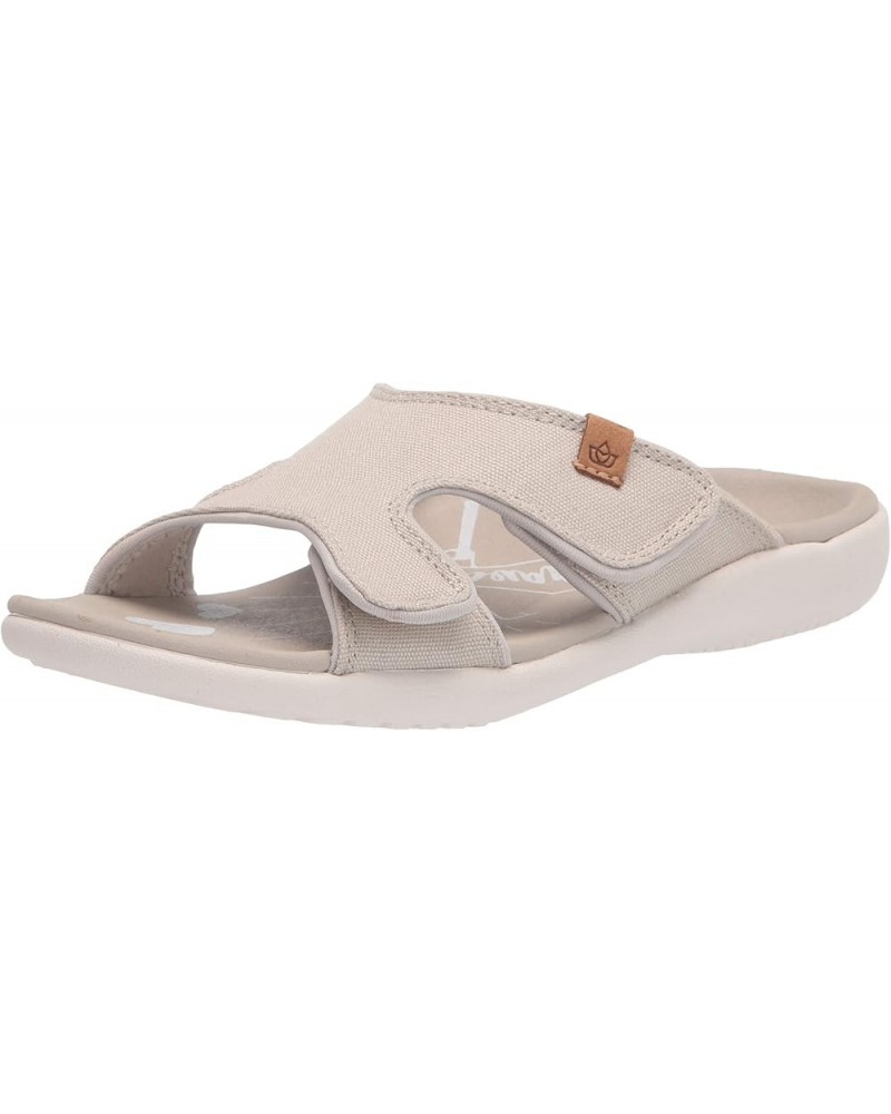 Women's Kholo Believe Slide Flip-Flop Grey Moon $30.01 Sandals