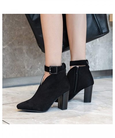 Women Sexy Ankle Boots for Parties Black $27.43 Boots