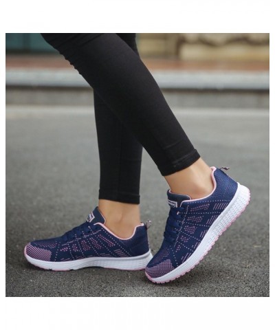 Ash Sneakers for Women Shoes Mesh Running Fashion Women Round Straps Cross Flat Shoes Casual Women's Casual Dark Blue $19.95 ...