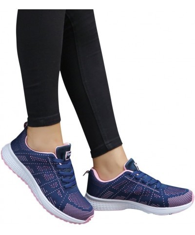 Ash Sneakers for Women Shoes Mesh Running Fashion Women Round Straps Cross Flat Shoes Casual Women's Casual Dark Blue $19.95 ...