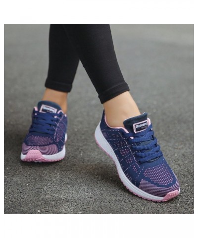 Ash Sneakers for Women Shoes Mesh Running Fashion Women Round Straps Cross Flat Shoes Casual Women's Casual Dark Blue $19.95 ...